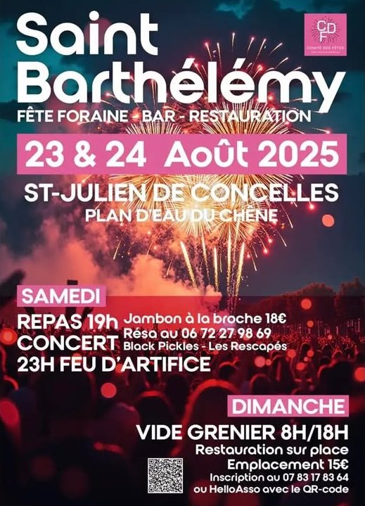 Feu d’artifice de Saint-Julien-de-Concelles