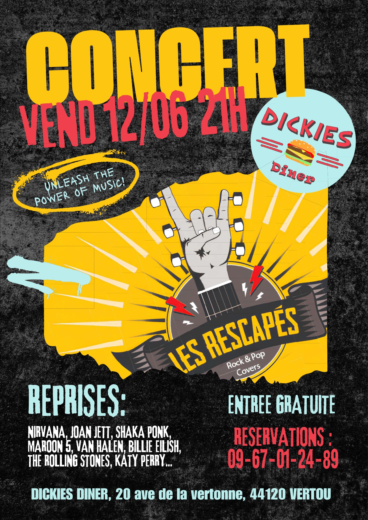 Concert, le Dickies Diner