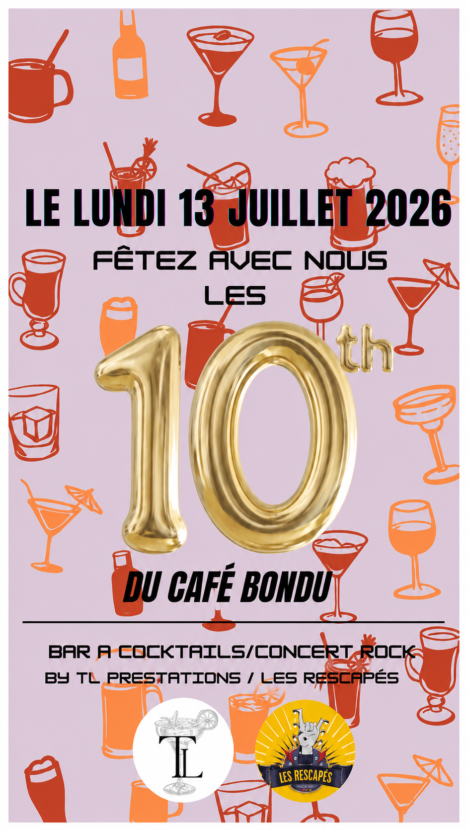 Concert Café Bondu.Au pied du pont,