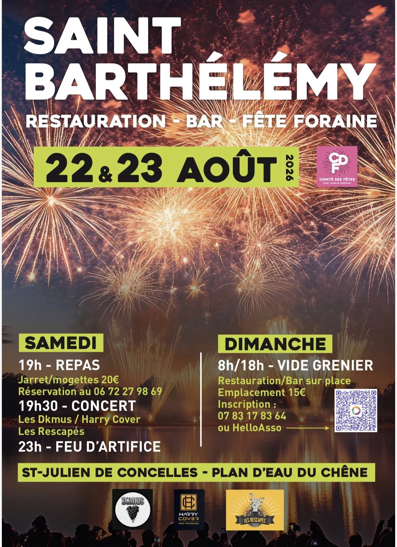 Concert de la Saint Barthélémy